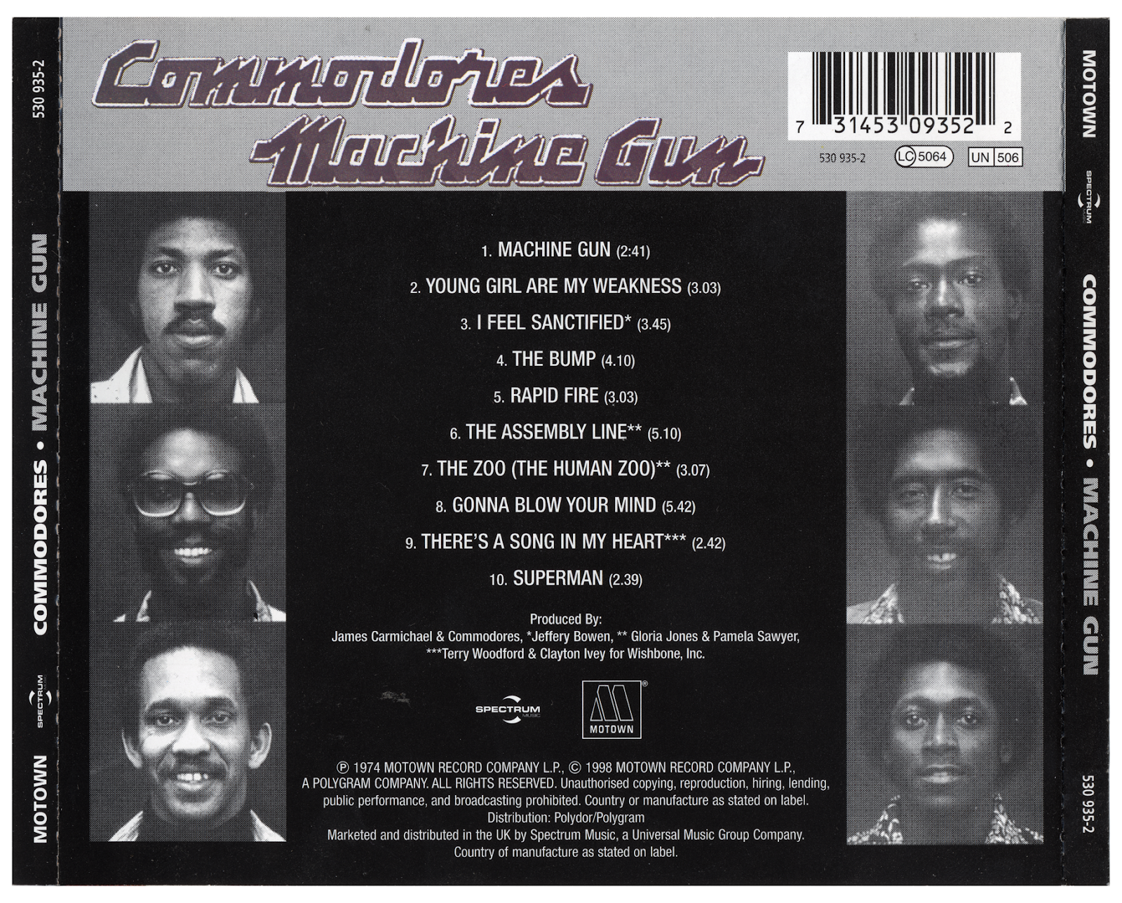 Music Rewind Commodores 1974 Machine Gun 1998 Flac Y Mp3 music rewind commodores 1974