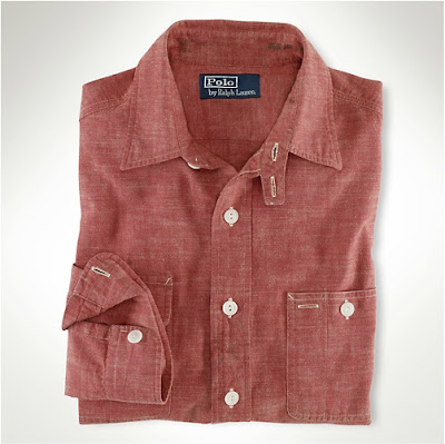 The Prodigal Gene - Fashion: Ralph Lauren - Custom-Fit Chambray Work Shirt
