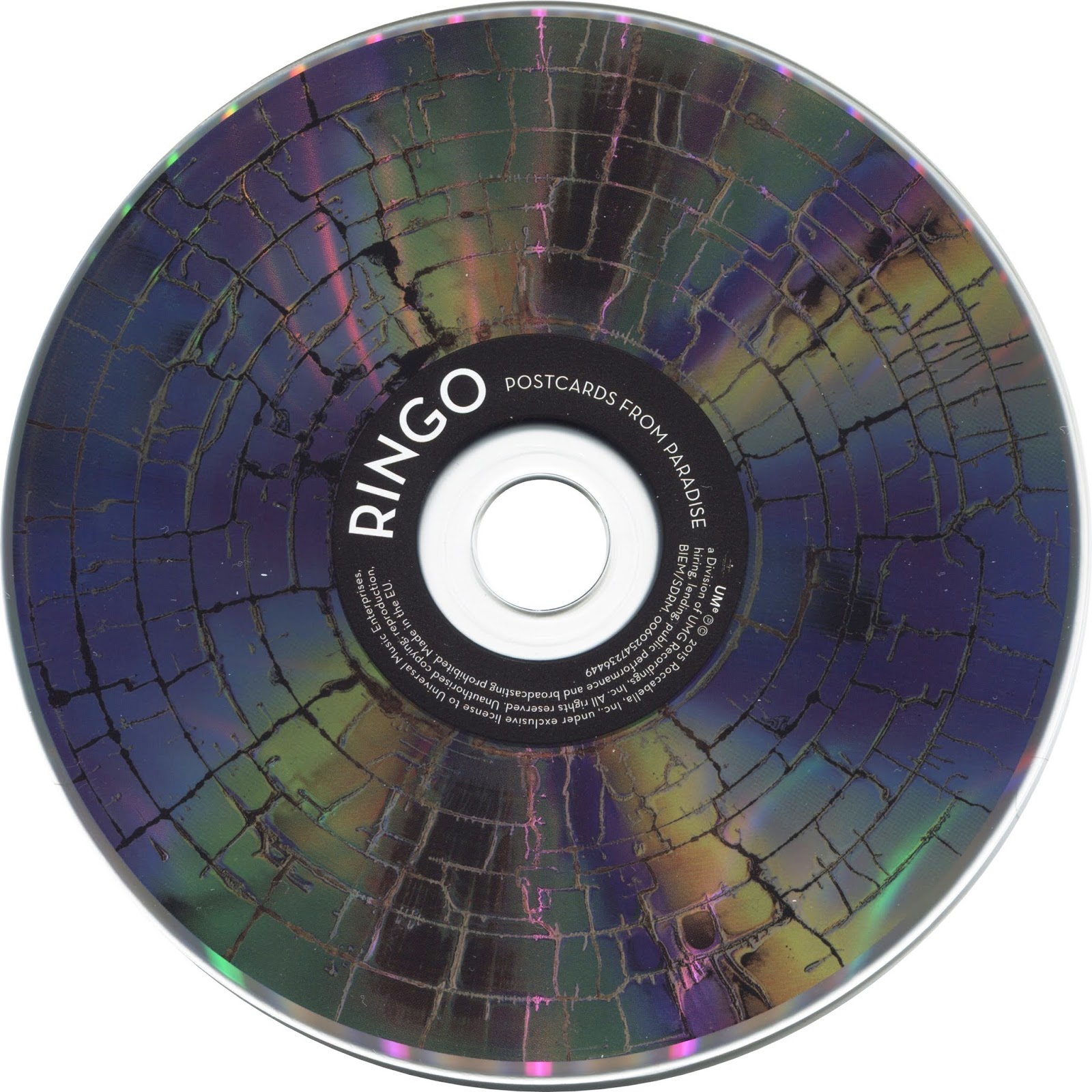 2015 Postcards From Paradise Ringo Starr Rockronología