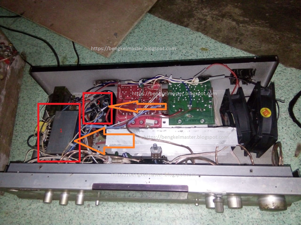 Bengkel Master Trafo Amplifier Panas Berlebihan Tidak Wajar
