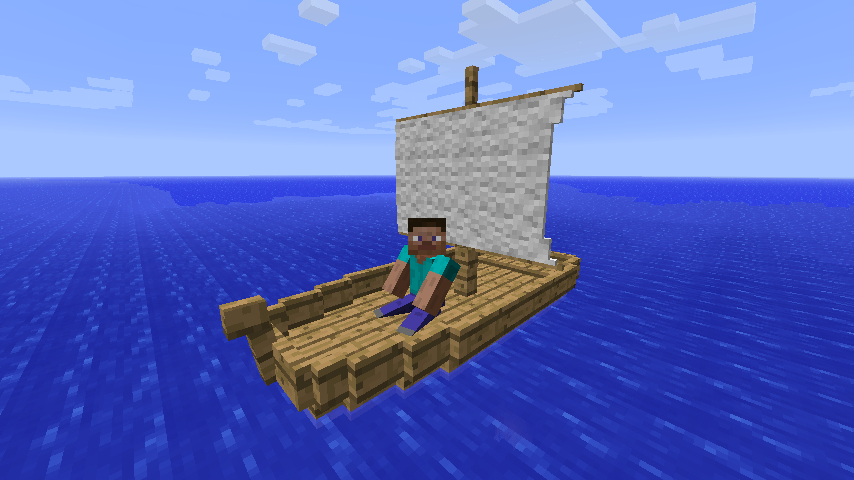 Карта майнкрафт выживание на плоту как у эдисона