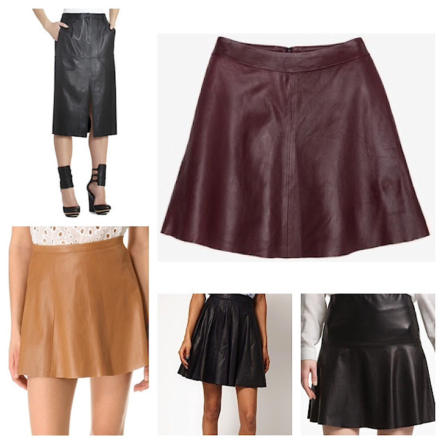 Five fab leather skirts