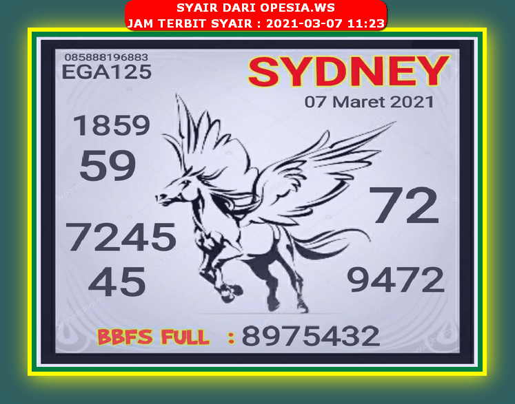 PREDIKSI SIDNEY