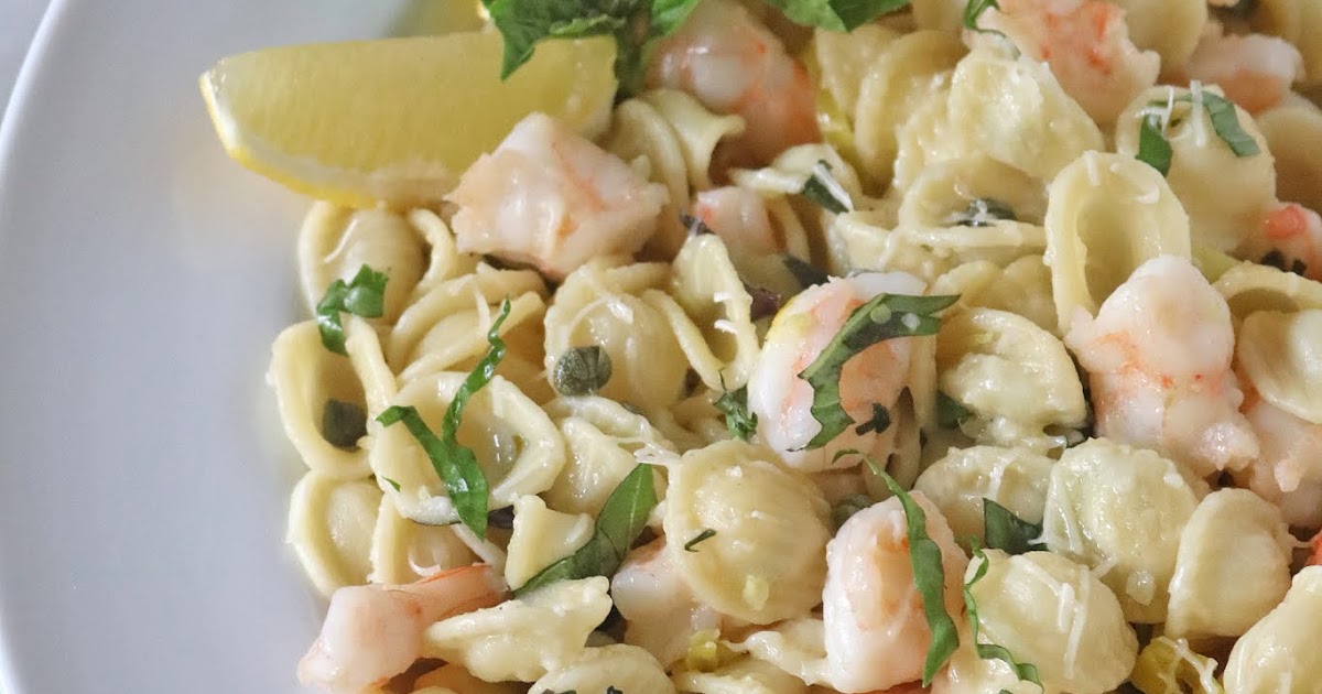 The Galley Gourmet: Orecchiette with Shrimp, Pepperoncini and Basil