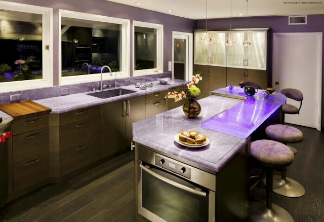 purple kitchen designs