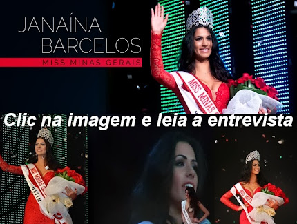 Janaína Barcelos, fala da credibilidade do concurso do qual ela foi eleita Miss Minas Gerais 2013.