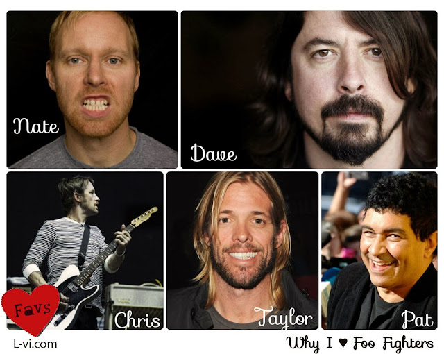 Dave, Nate, Chris, Taylor and Pat - Why I ♥ Foo Fighters by Lucebuona