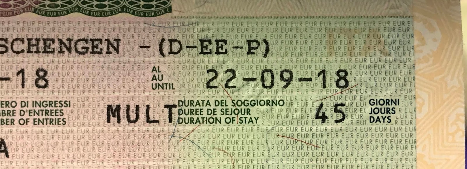 طريقة إحتساب مدة الإقامة لـ تأشيرة الشنغن المكتب الليبي الأوروبي
