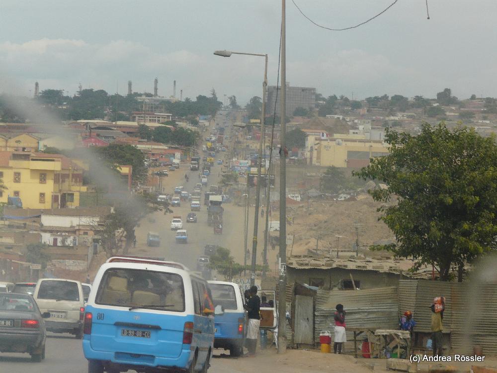 Andrea Rössler auf Weltreisen Luanda, Hauptstadt von Angola