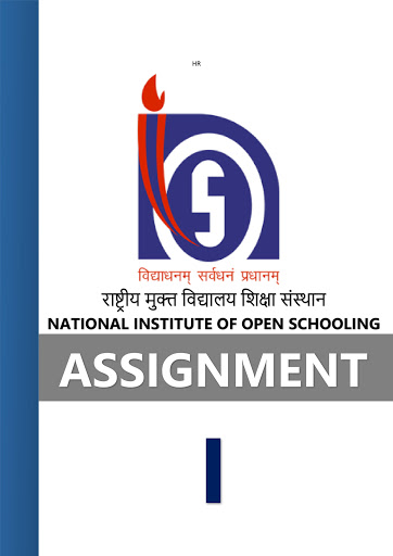 nios assignment cover page pdf download