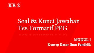 Soal dan Kunci Jawaban Tes Formatif Modul 1 KB 2 PPG 2020 Terbaru