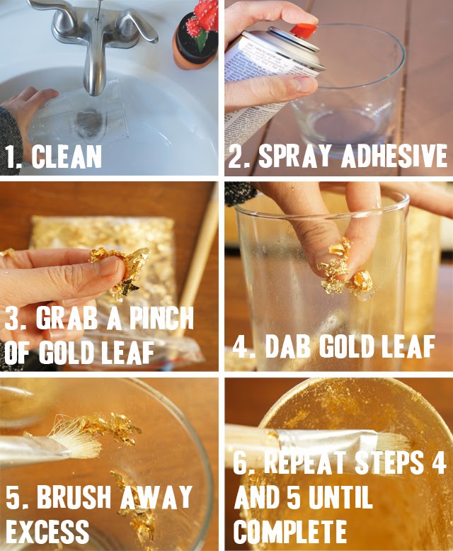 DIY Gold Mercury Vase / HARVESTING LOVE EVENTS