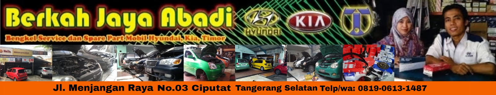 Bengkel Spare Part Hyundai Kia Timor Tangerang Selatan 081906131487