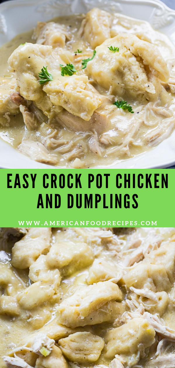 Easy Crock Pot Chicken and Dumplings Recipe By Mom