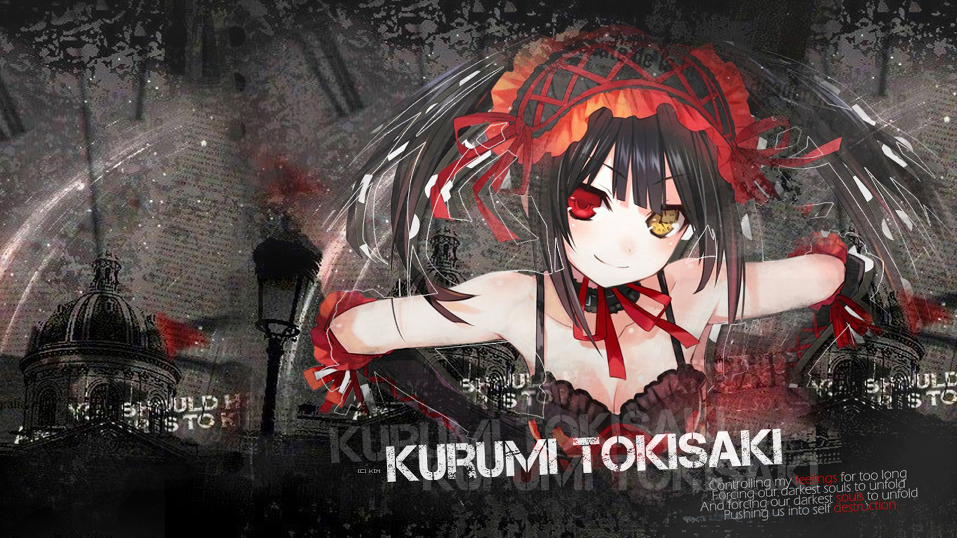 Anime Girl Kurumi Tokisaki 3g Wallpaper HD