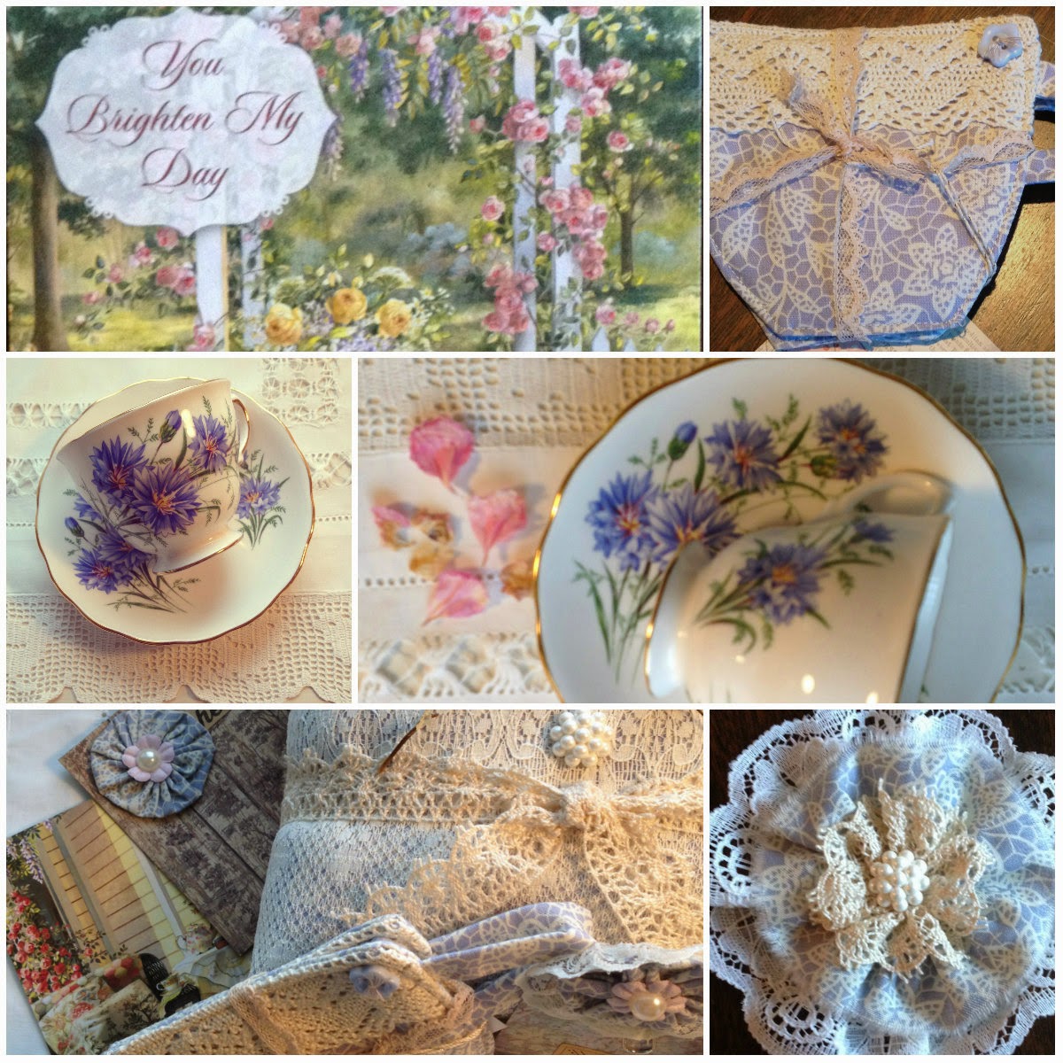 Roses, Lace and Brocante Tea Cup Exchange Party!