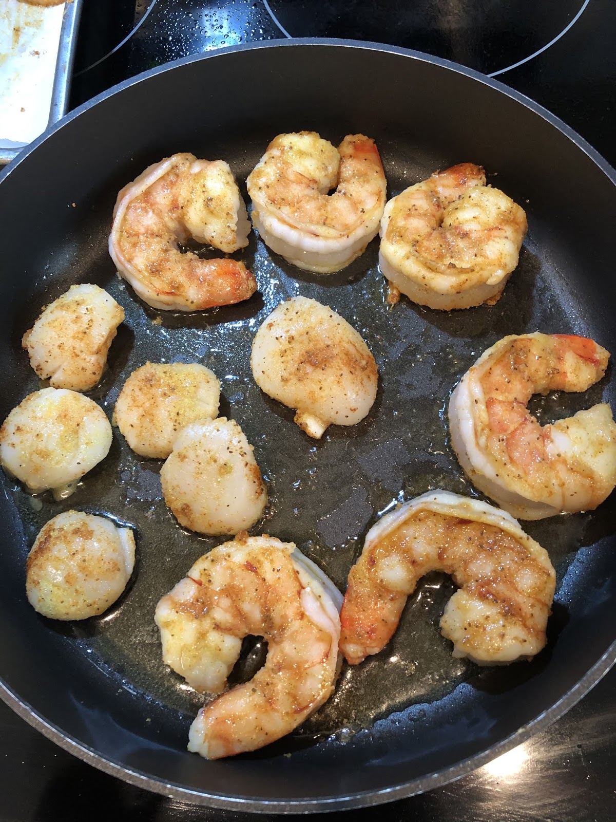 Shrimp & Scallops in Coconut Sauce