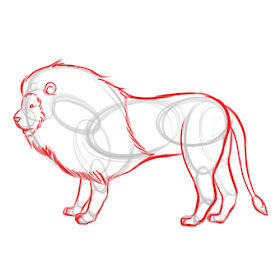 Pencil sketches and drawings: How to Draw a Lion
