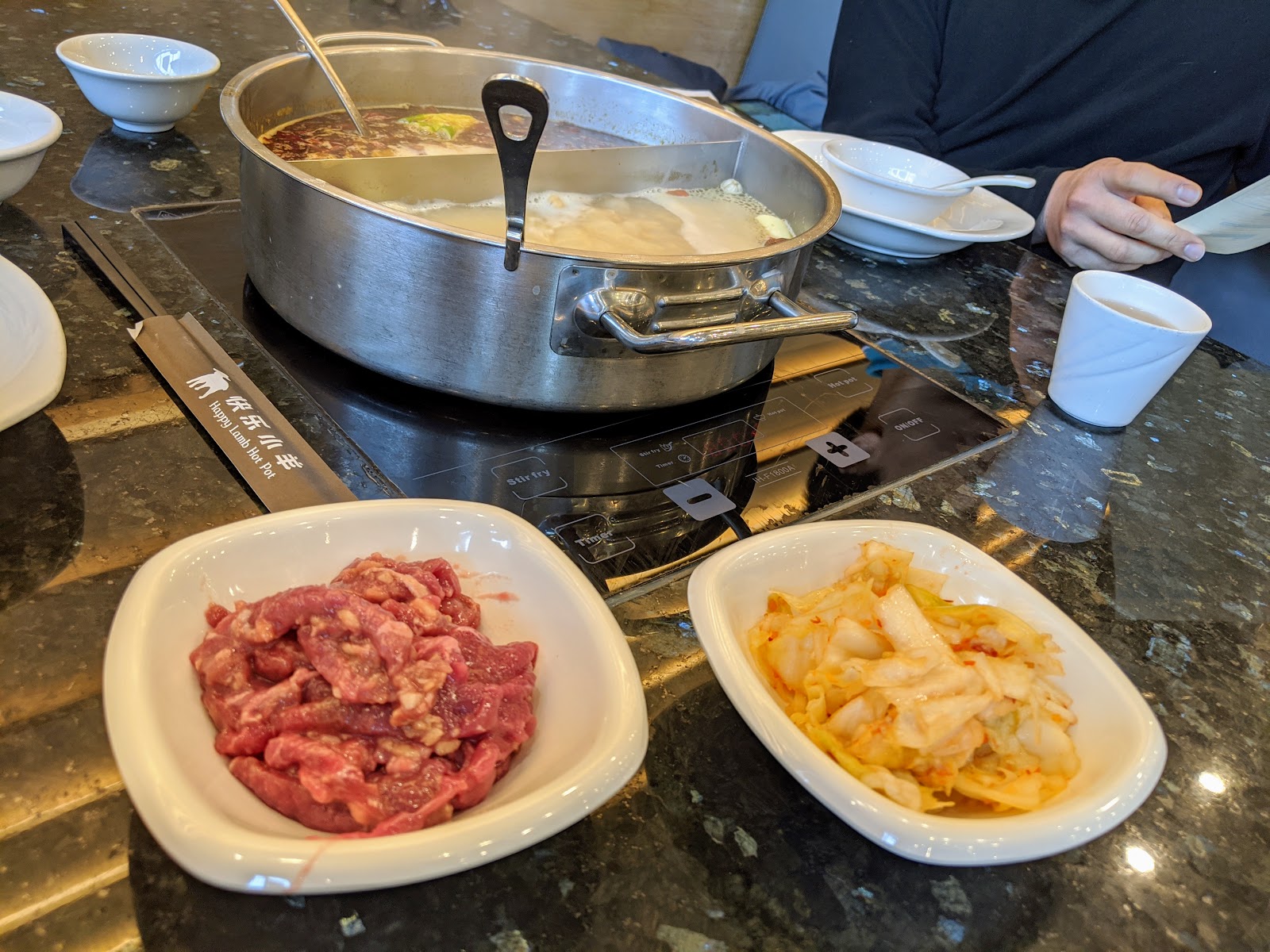 Smooch Food First time to eat Hot Pot at Happy Lamb Hot Pot