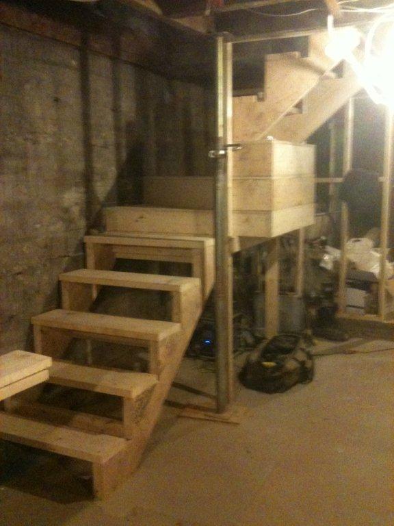Renovate This! New basement stairs