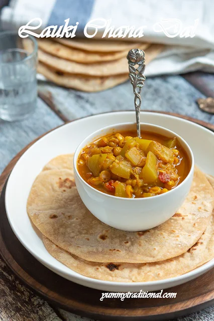 lauki-chana-dal-recipe-with-step-by-step-photos