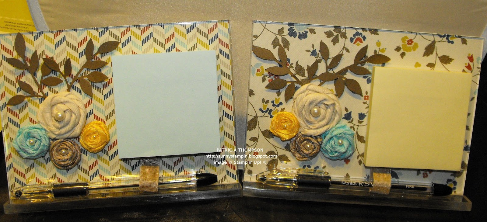 Sunnyone Stampin': Acrylic frame post-it note holders and more