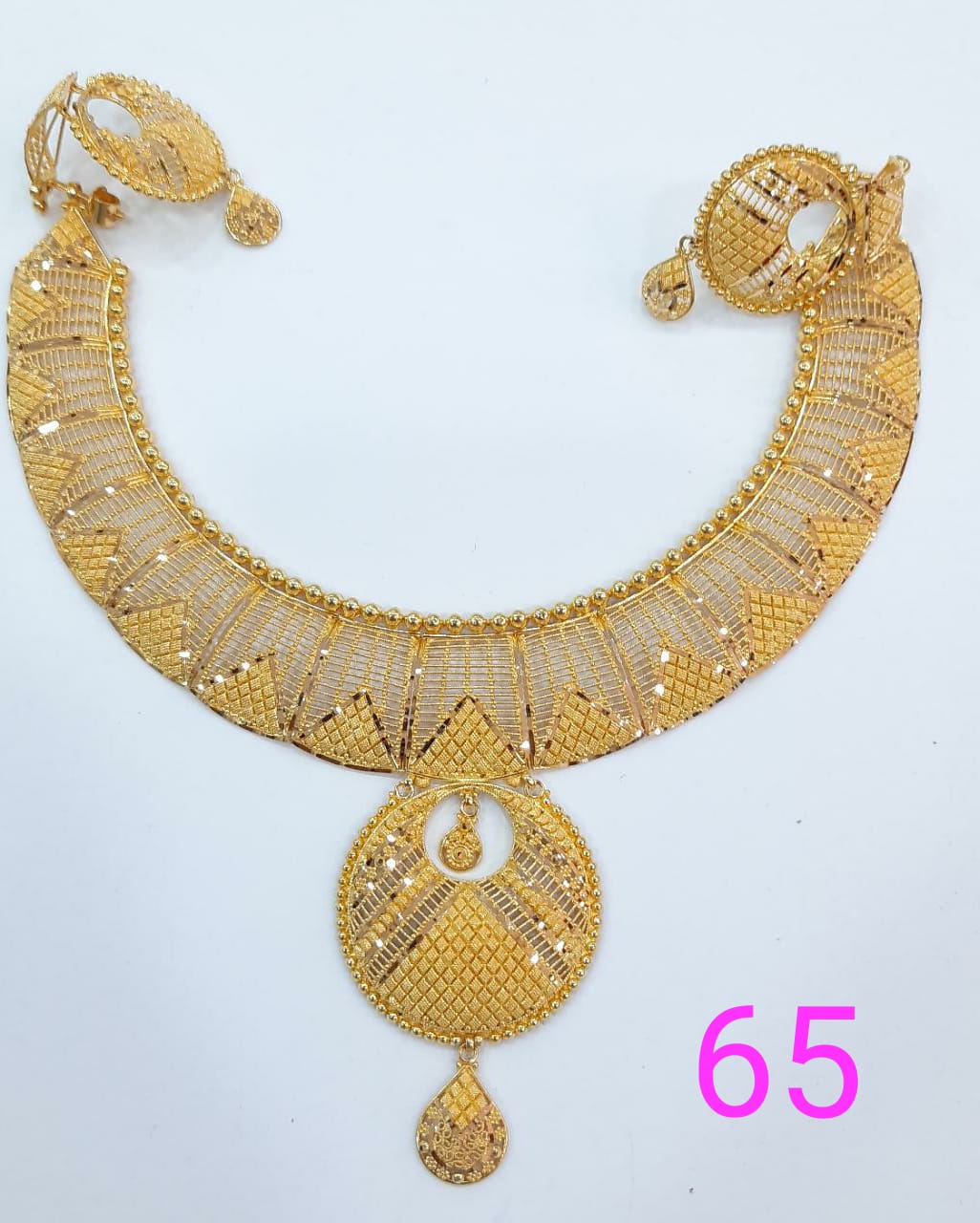 latest necklace designs, wedding necklace,light weight necklace,Bridal Gold Haram Necklace designs, fancy daily wear necklace