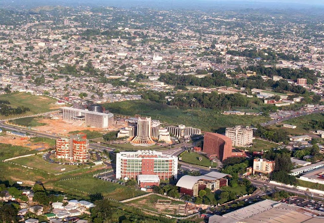 imagem aérea de Librevile – Gabão