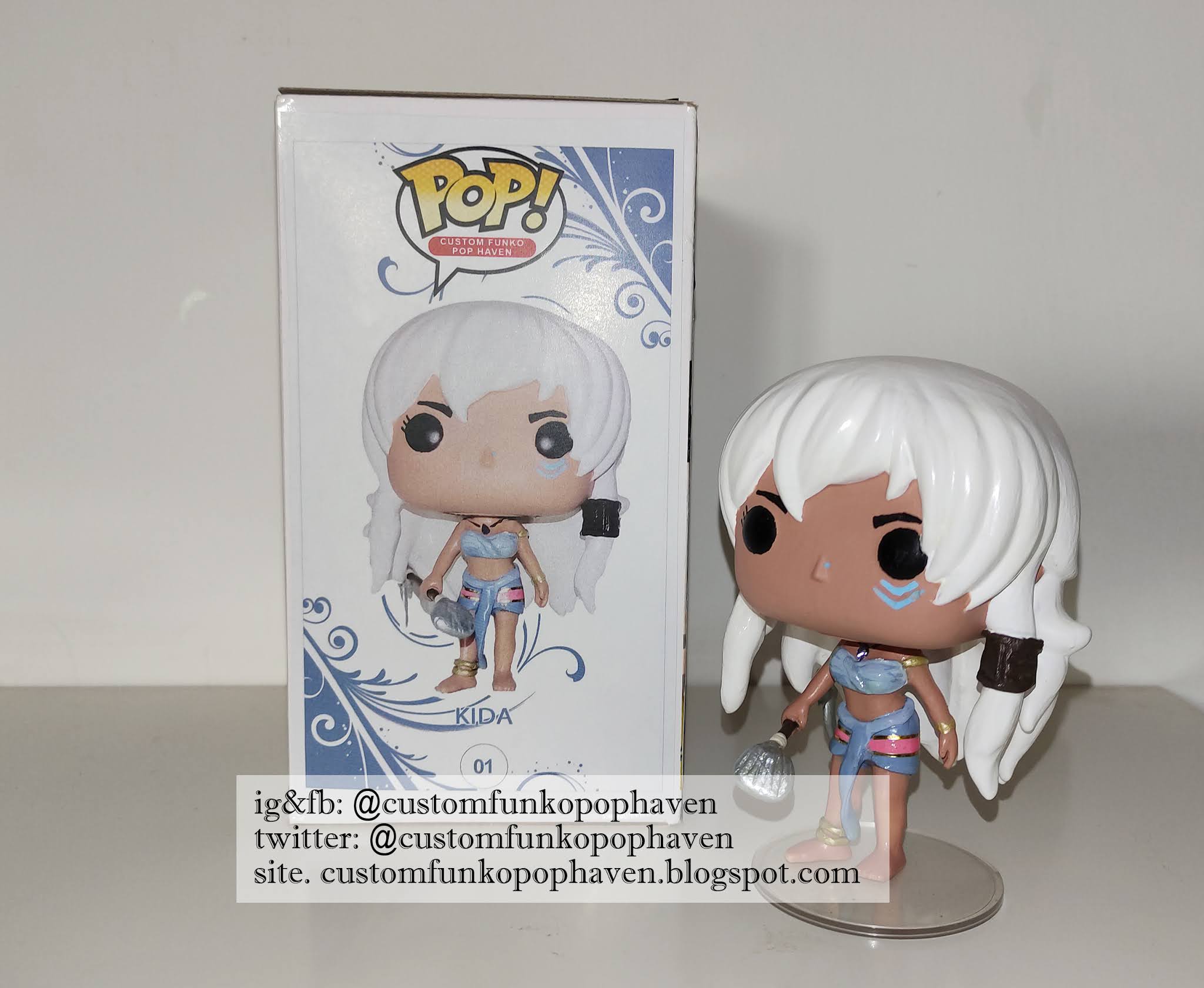 Custom Funko Pop of Kida from Atlantis