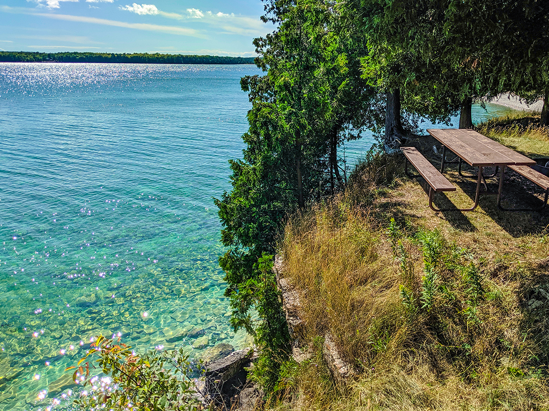 Hiking Rock Island State Park
