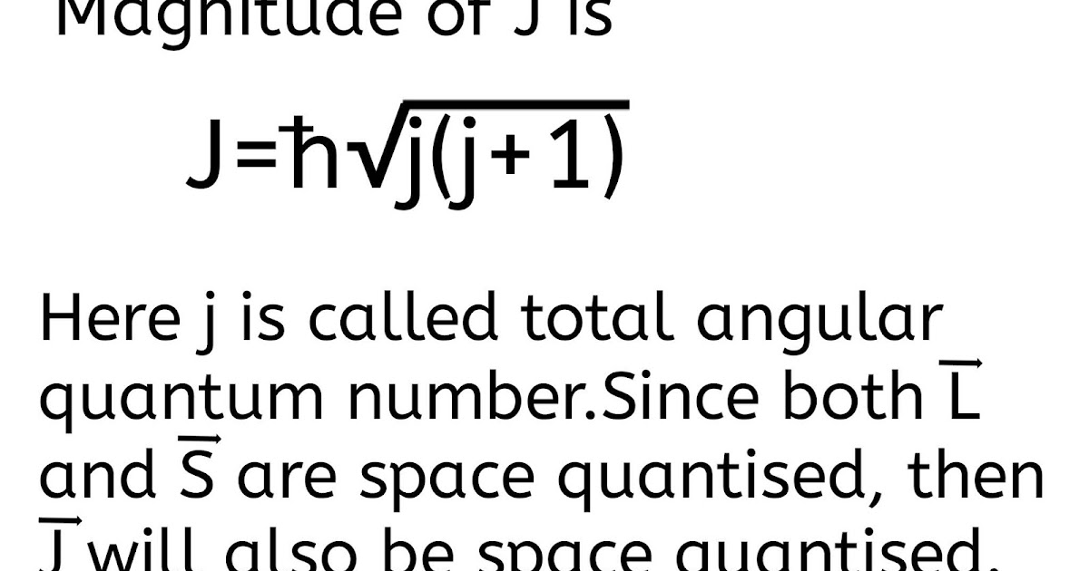 LS coupling and jj coupling.