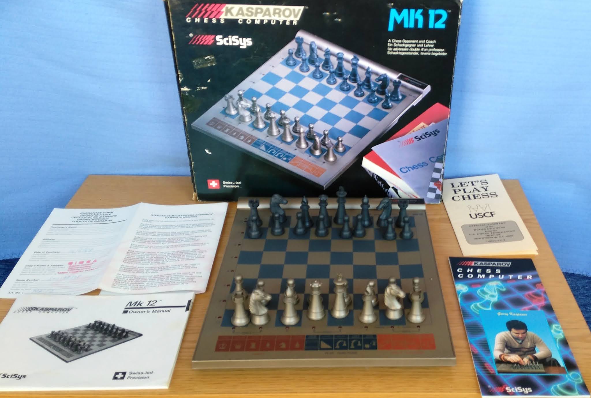  SciSys Kasparov Chess Computer MK12 : Toys & Games