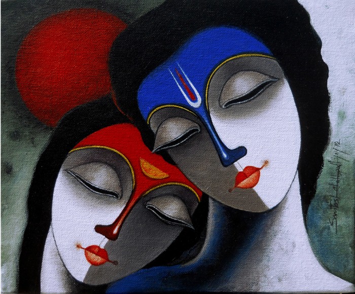 Индийский художник. Santosh Chattopadhyay 10 Индийский художник. Santosh Chattopadhyay 9