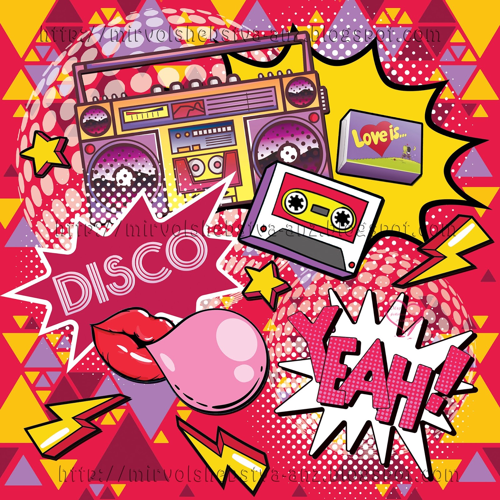 принт в стиле диско. фон в стиле 90 х. фон в стиле 80-х. постеры в стиле 90-х. фон в стиле 80-х.