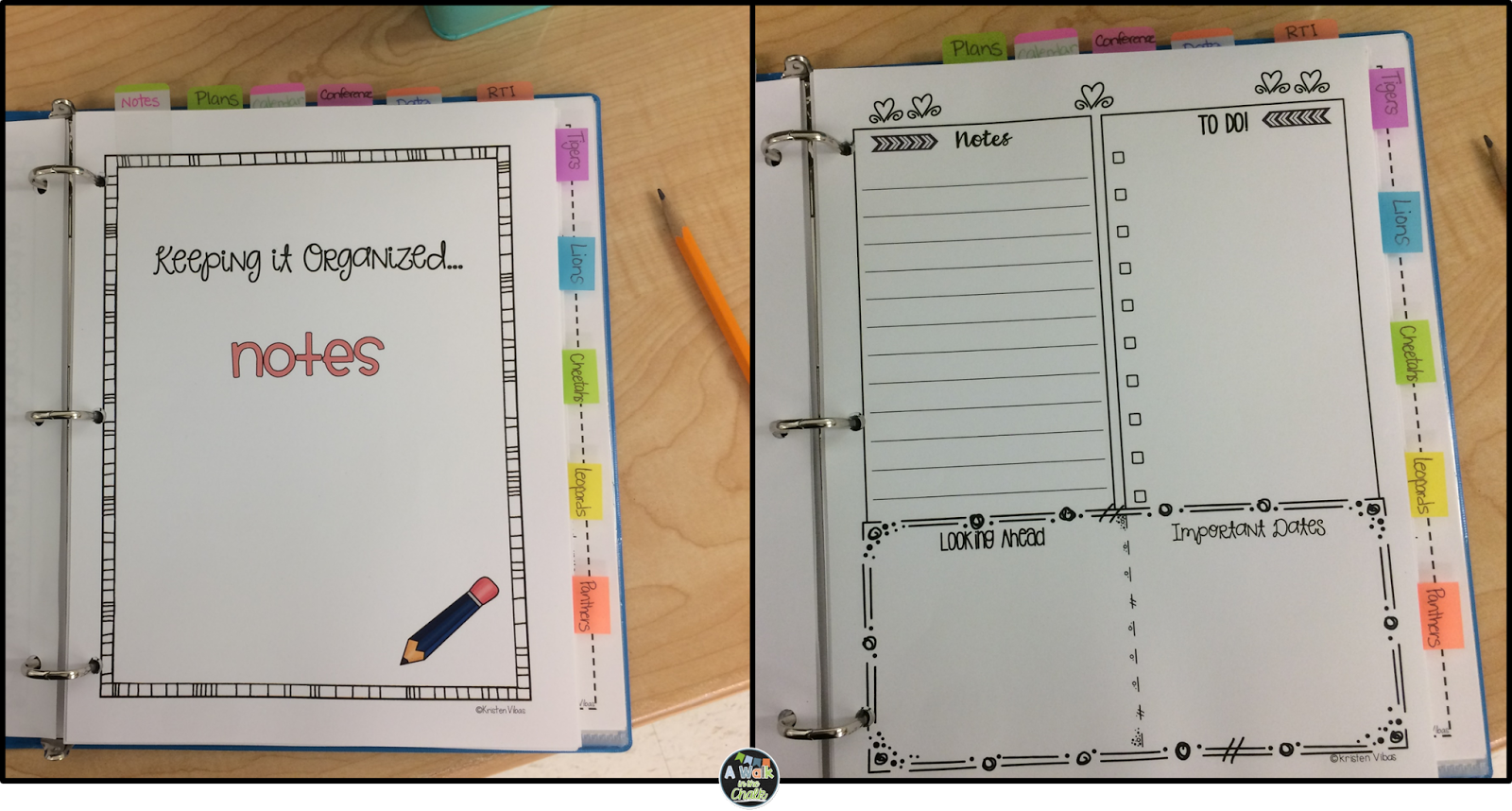 Classroom Organization Setting Up a Guided Reading Binder A Walk in