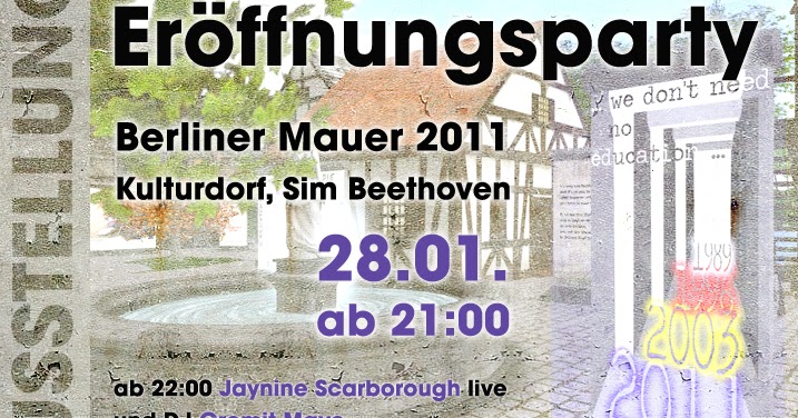 Echt Virtuell Vernissage Fur Projekt Berliner Mauer Am 28 01 2012