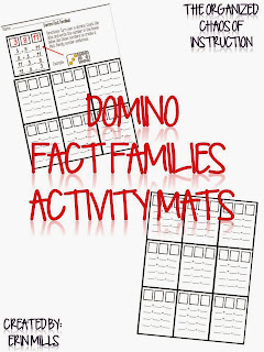 The Organized Chaos Of Instruction: Domino Fact Families-Activity Mats