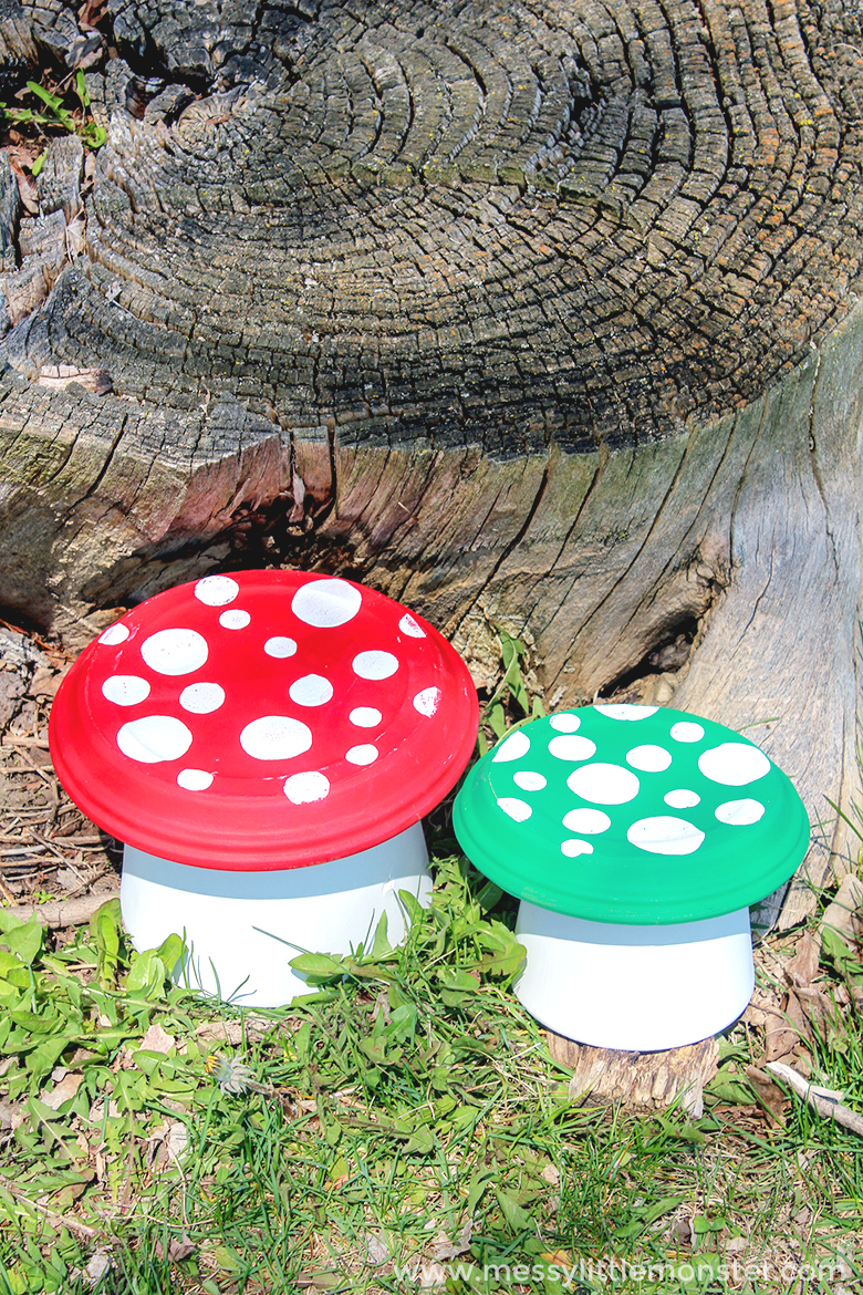 Flower Pot Toadstool A Magical Clay Pot Craft Messy Little Monster