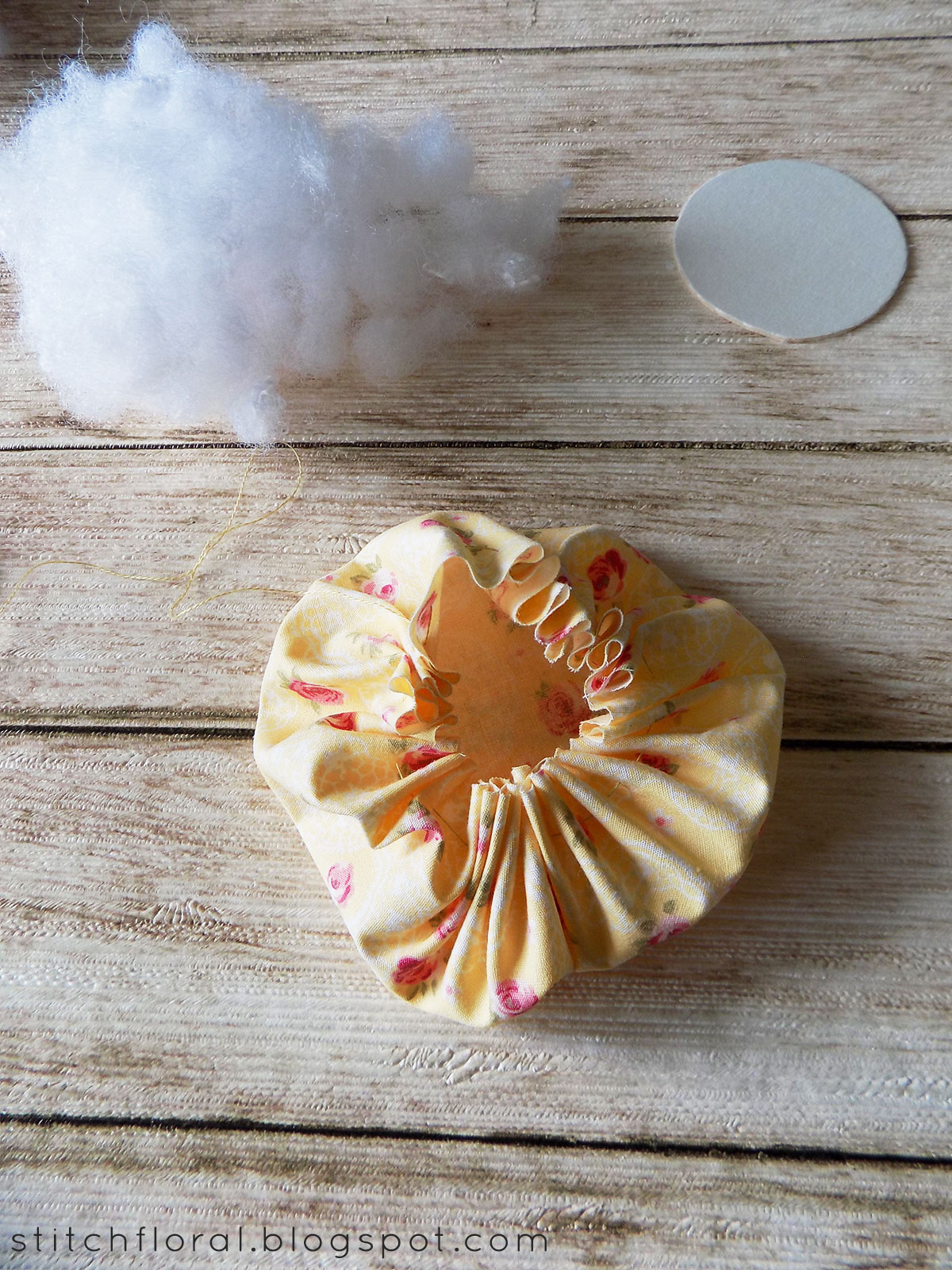 The easiest DIY pin cushion Stitch Floral