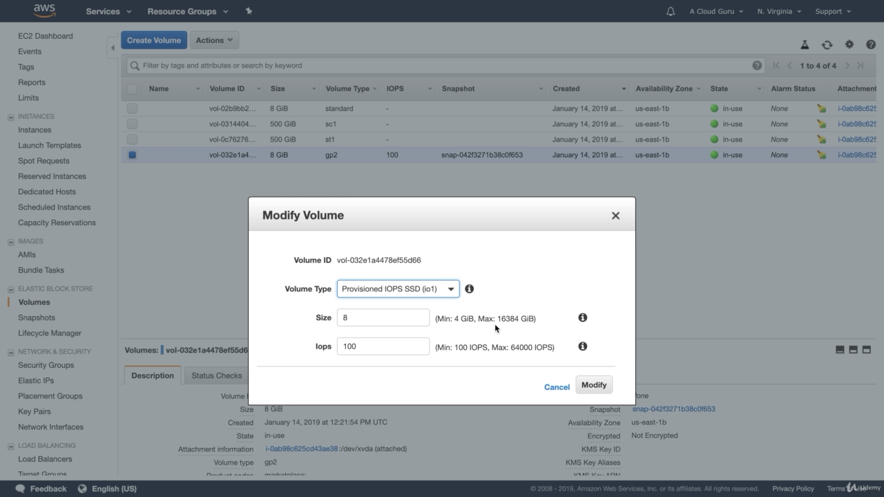 SAP BASIS MADE EASY How to change the EBS disk type