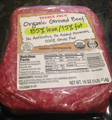 Trader Joe's Organic Ground Beef for Big Mac Tacos