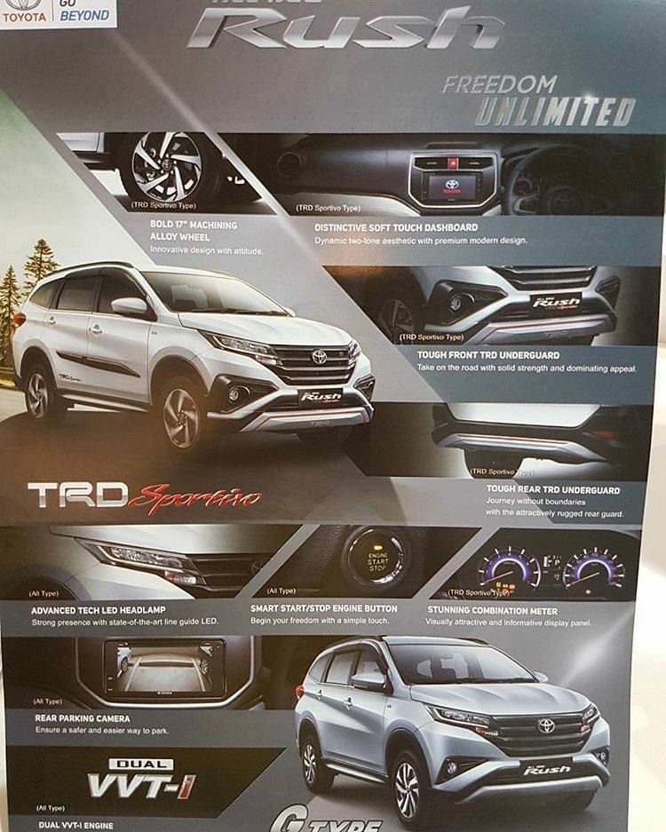 Beredar Brosur Toyota All-New Rush Sebelum Launching