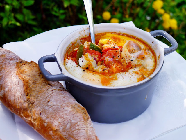 Paprika Egg Casserole with Bell Pepper