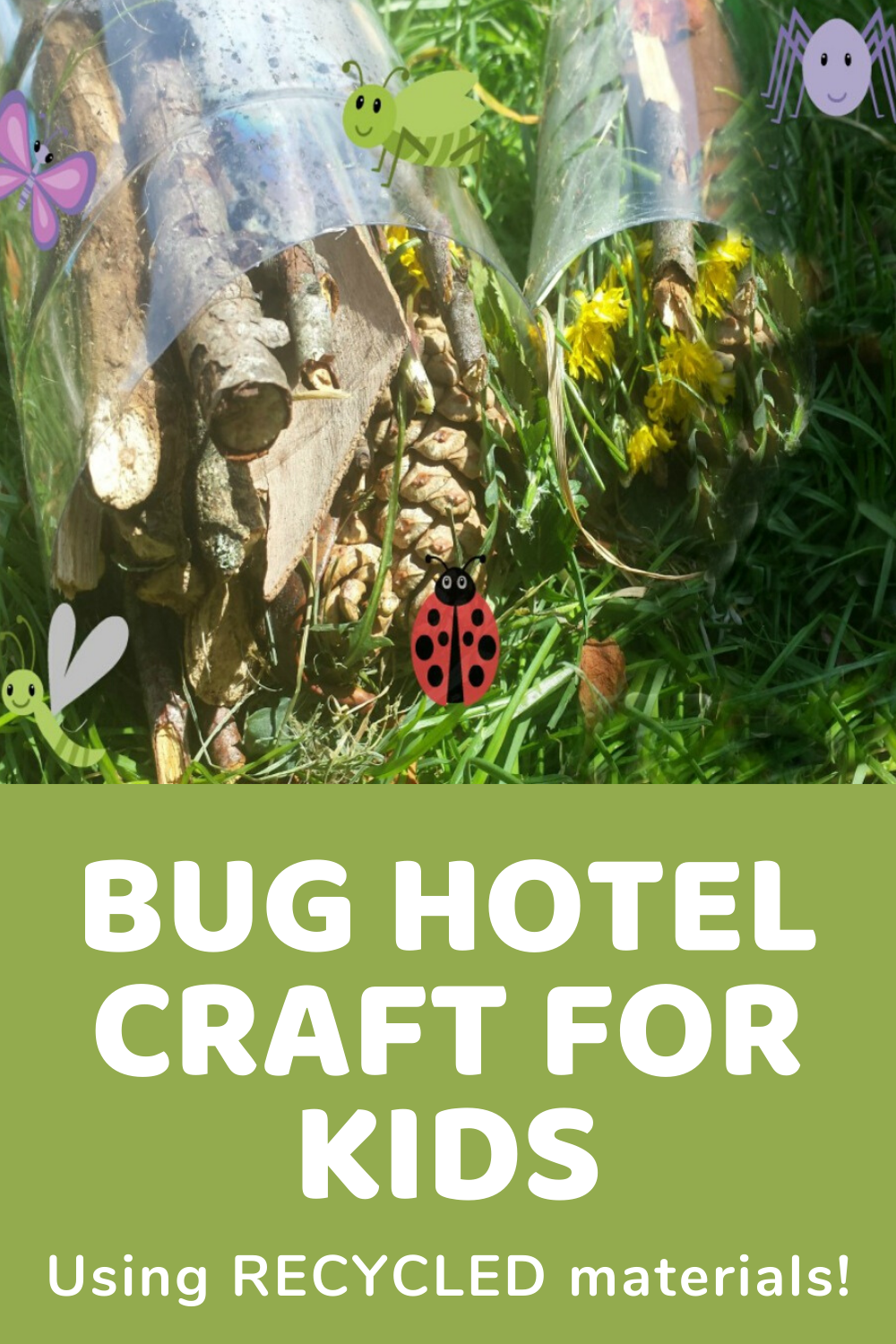 Homemade Bug Hotel Kids Craft Whimsical Mumblings