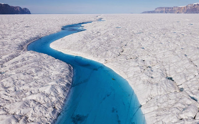 Greenland glacier Petermann