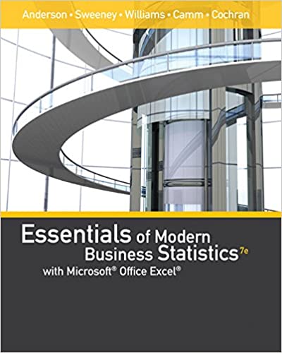 Essentials of Modern Business Statistics with Microsoft Office Excel (Book Only) 7th Edition