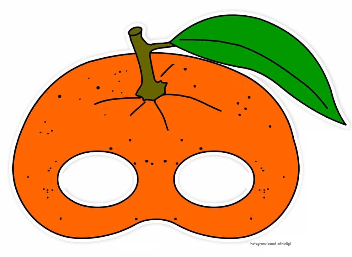 Маска мандарина. Фрукты маски для детей. Маска апельсина для детей. Маски фруктов для детского сада. Маски овощей.