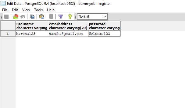 Simple Registration and Login  Form using Servlet, postrgeSQL Database (Eclipse / Bootstrap)