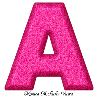 Abecedario Fucsia Texturizado. Fucsia Alphabet with Texture.