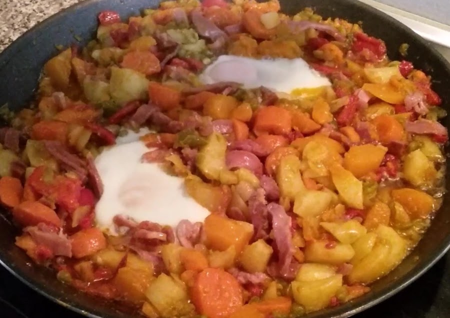 huevos a la flamenca hortaleño recetas cocina 2016